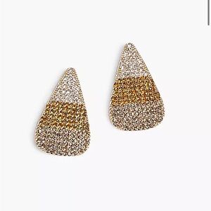 Elegant Candy Corn Stud Earrings